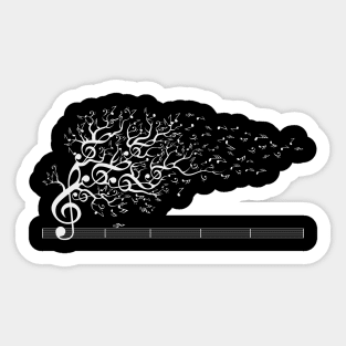 The Sound of Nature - White Sticker